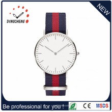 China Lieferanten Silber Fall Nylon Band 3ATM wasserdichte Armbanduhr (DC-1099)